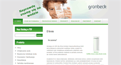 Desktop Screenshot of grunbeck.pl