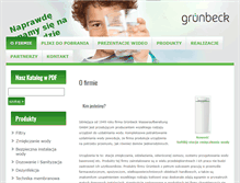 Tablet Screenshot of grunbeck.pl
